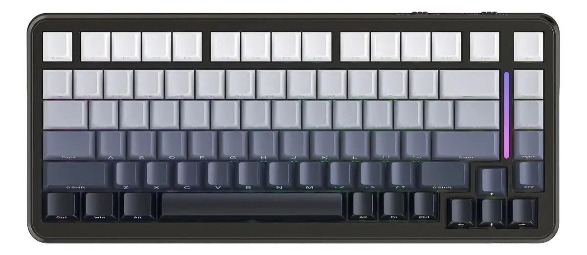 Teclados físicos Attack Shark M86 Teclado mecânico RGB