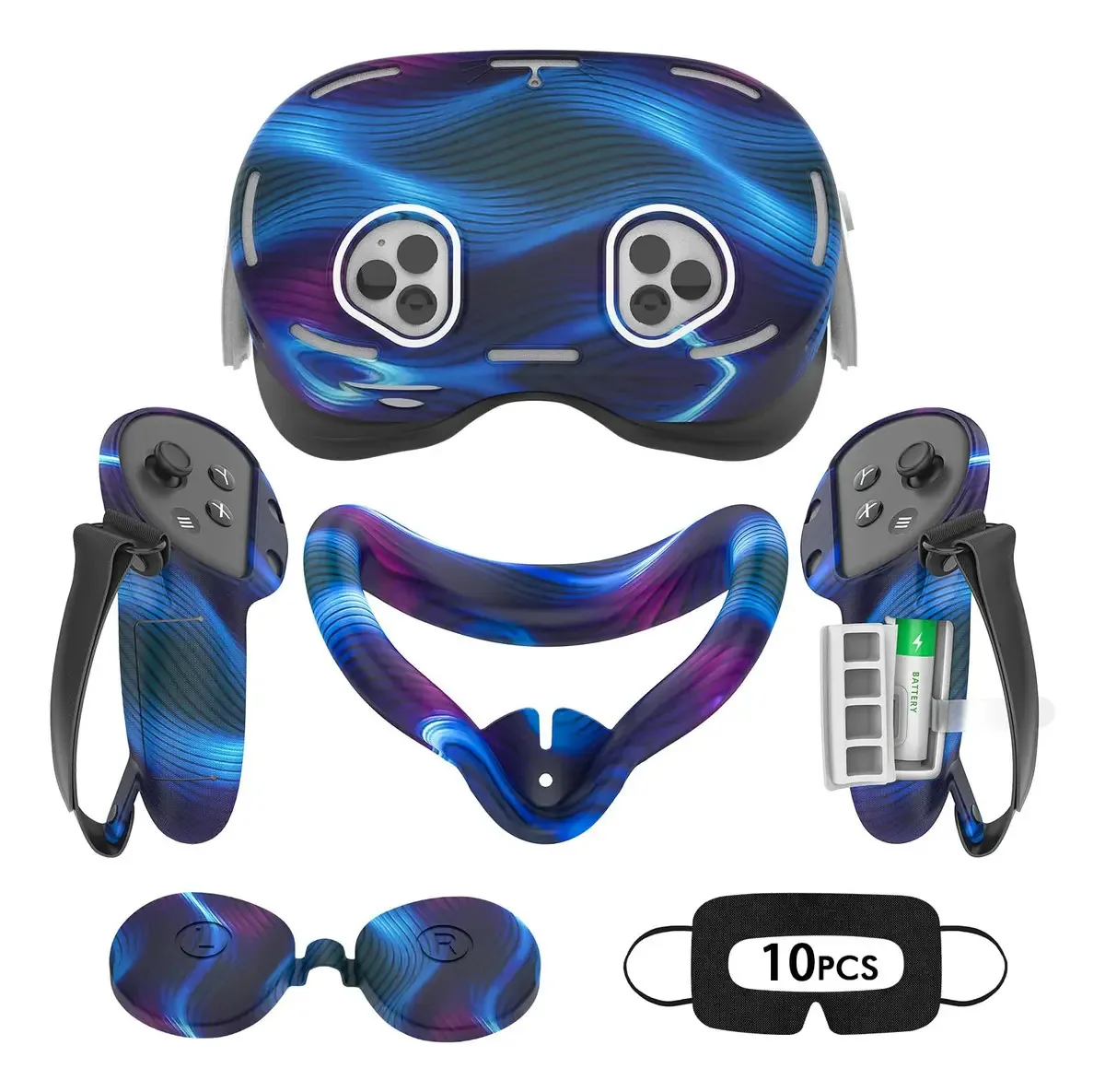 Capa de Silicone para Oculus Meta Quest 3s Acessórios VR