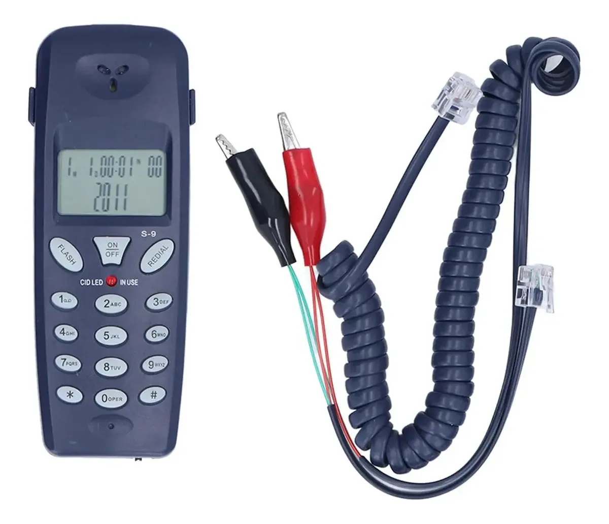 Ilzapt - Testador de Linha Telefônica Multifuncional para Chamadas Recebidas Testes e Conversas