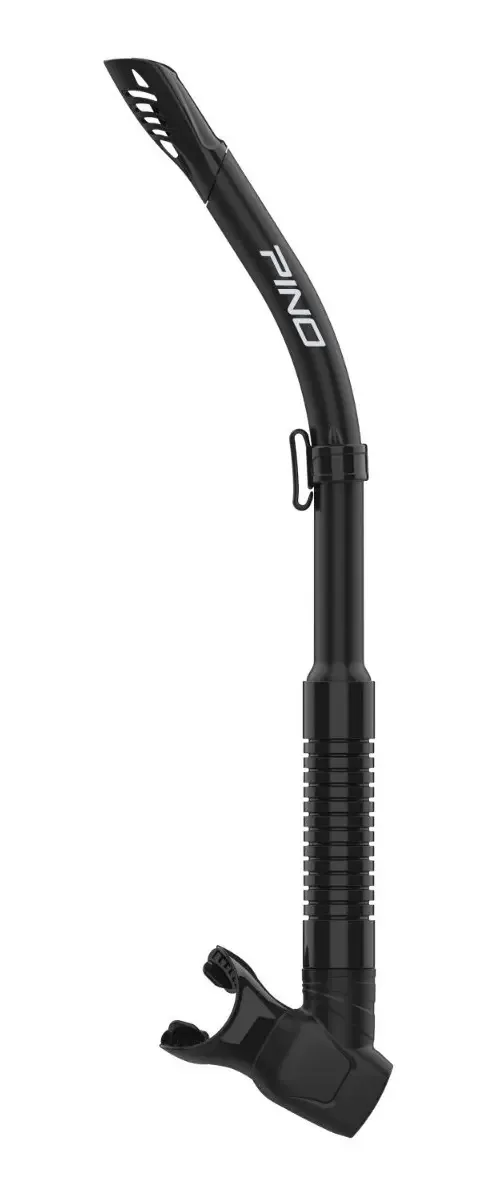 Tubo de mergulho Snorkel Pino Big Air, apneia de mergulho, cor profissional, preto