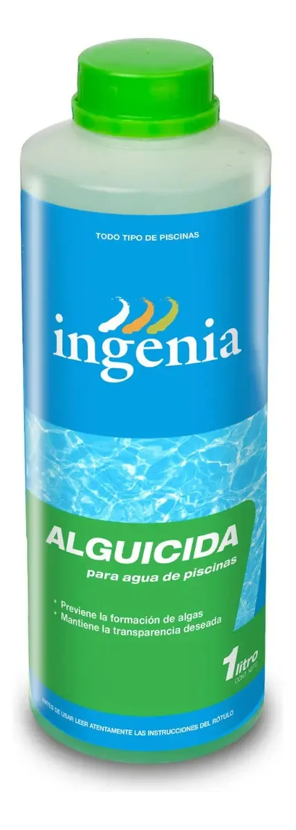 Ingenia Pool Maintenance Piscinas e piscinas de algicidas de 1 litro