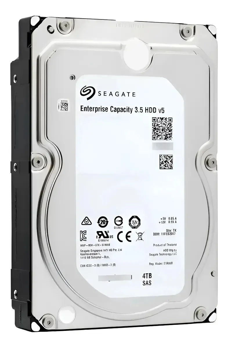 Disco Rígido Interno Seagate Enterprise Capacity de 4 TB com Conectividade SAS-3