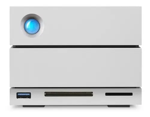 Hd Externo Lacie 2big Dock 12tb Thunderbolt 3 - Stgb12000400 Cor Branco