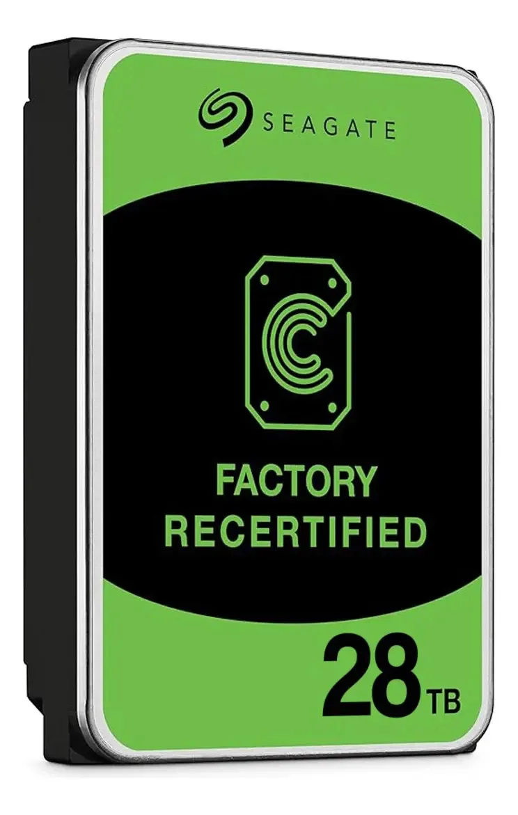Disco rígido comercial interno Seagate ST28000nm000c de 28 GB prateado