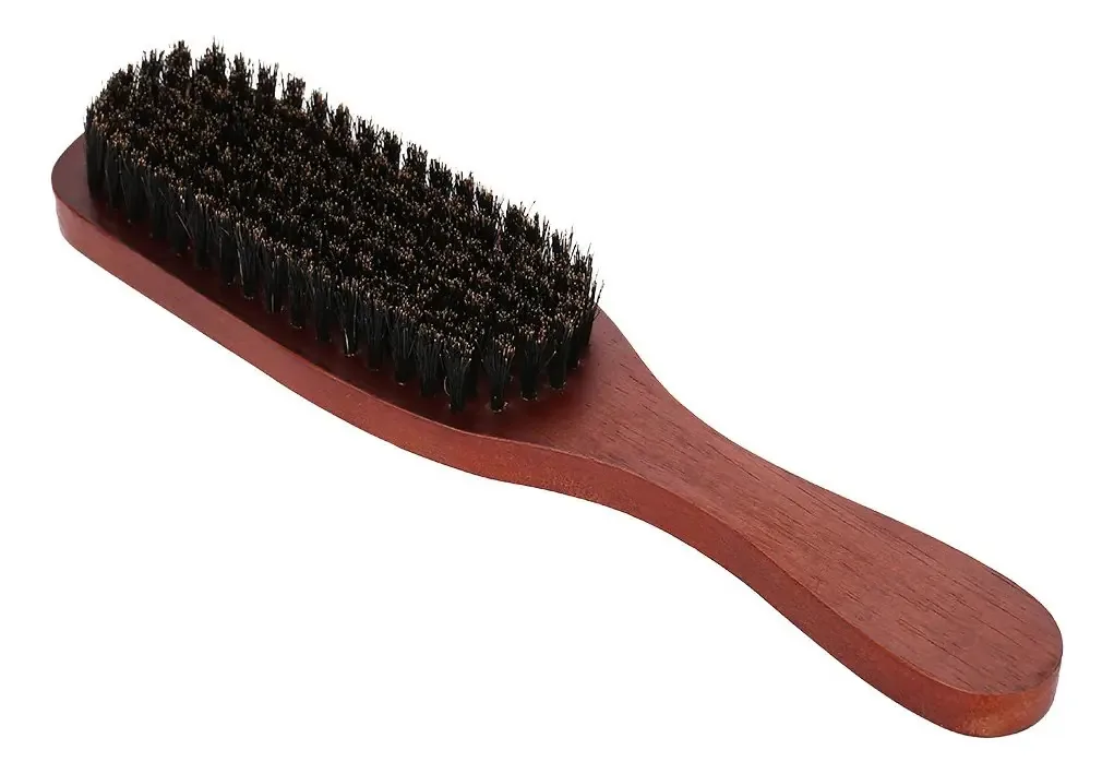 Escova de Barba, Escova de Barbear Facial Profissional para Homens, Ferramenta de Limpeza de Bigode para Salão, Escova para Bigode, Escova de Barbear para Barba