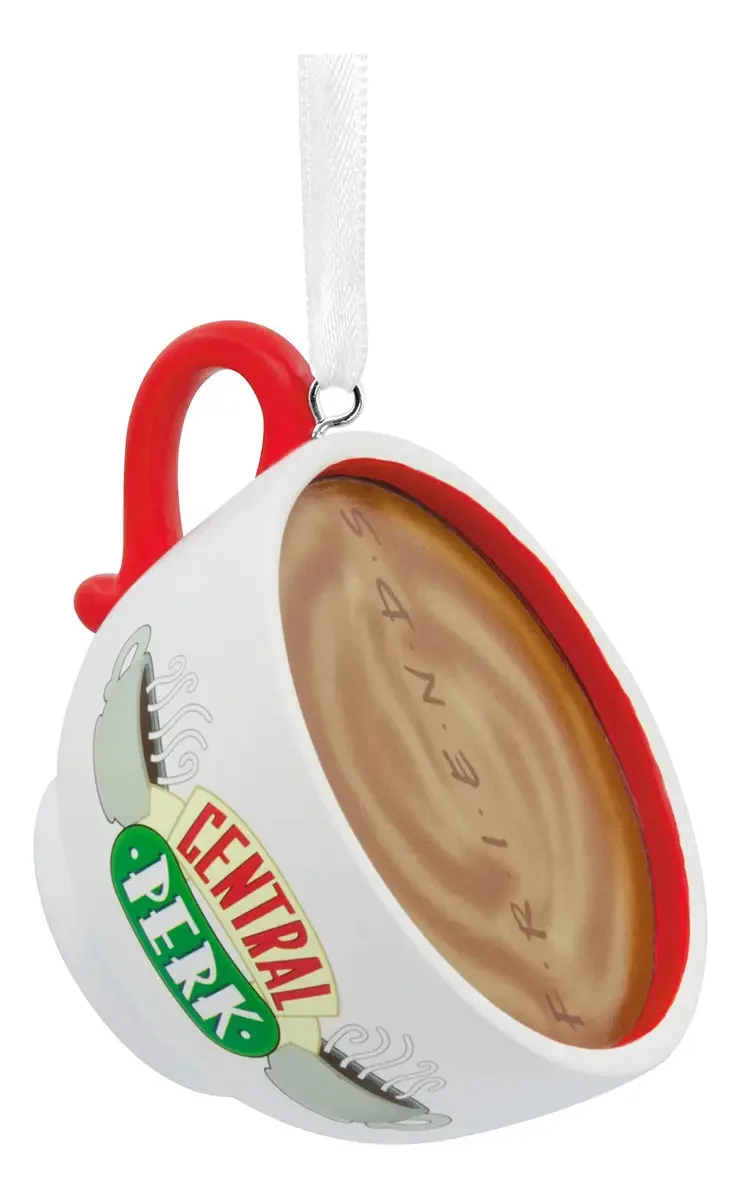 Xícara de café com resina de café Hallmark Friends Central Perk. Xícara de café Color Central Perk Cafe