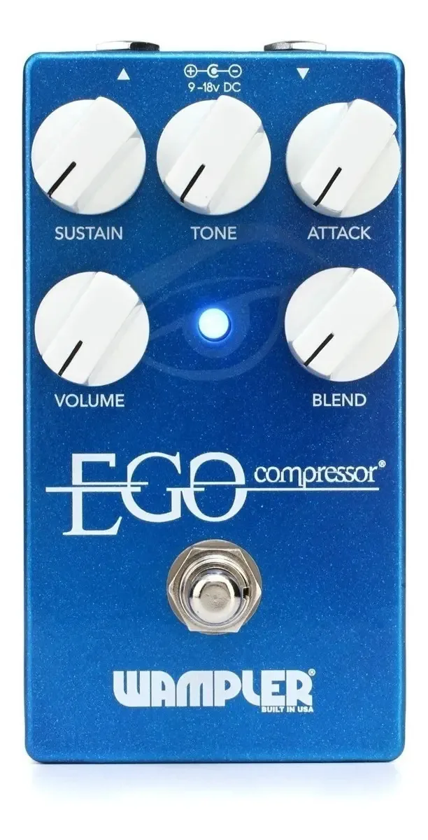 Pedal Wampler Ego Compressor Azul para Guitarra Elétrica