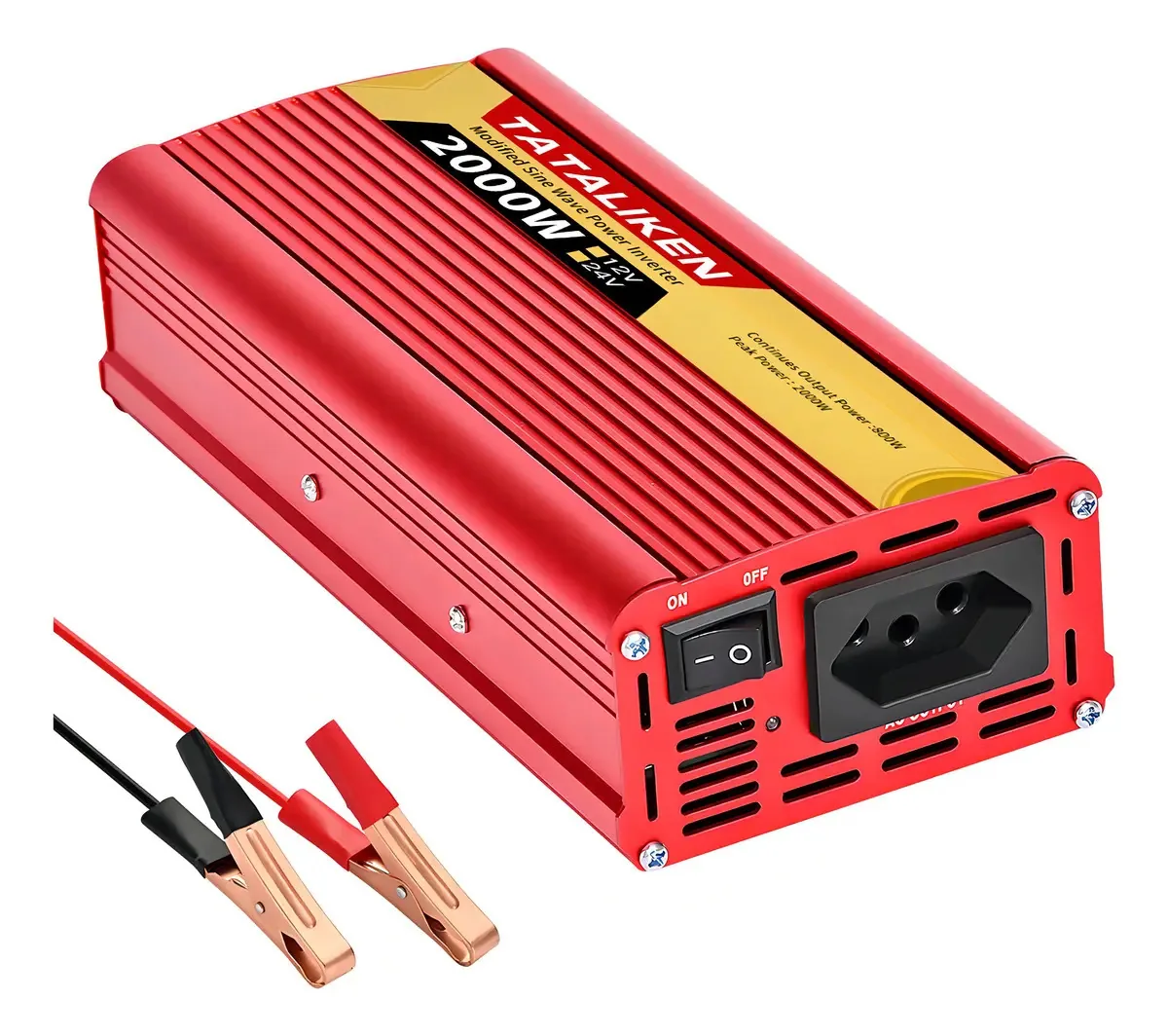 Inversor De Tensão 2000w 12v-110v, Transformador, Conversor