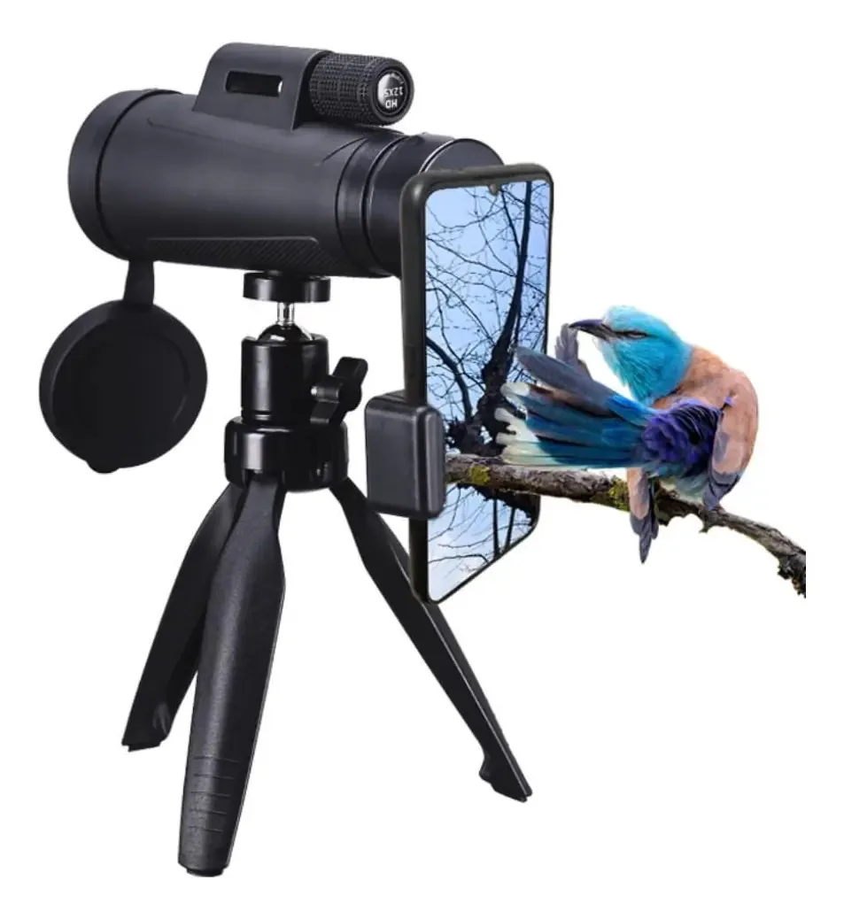 Baacony - Telescópio monocular Hd para adultos com adaptador