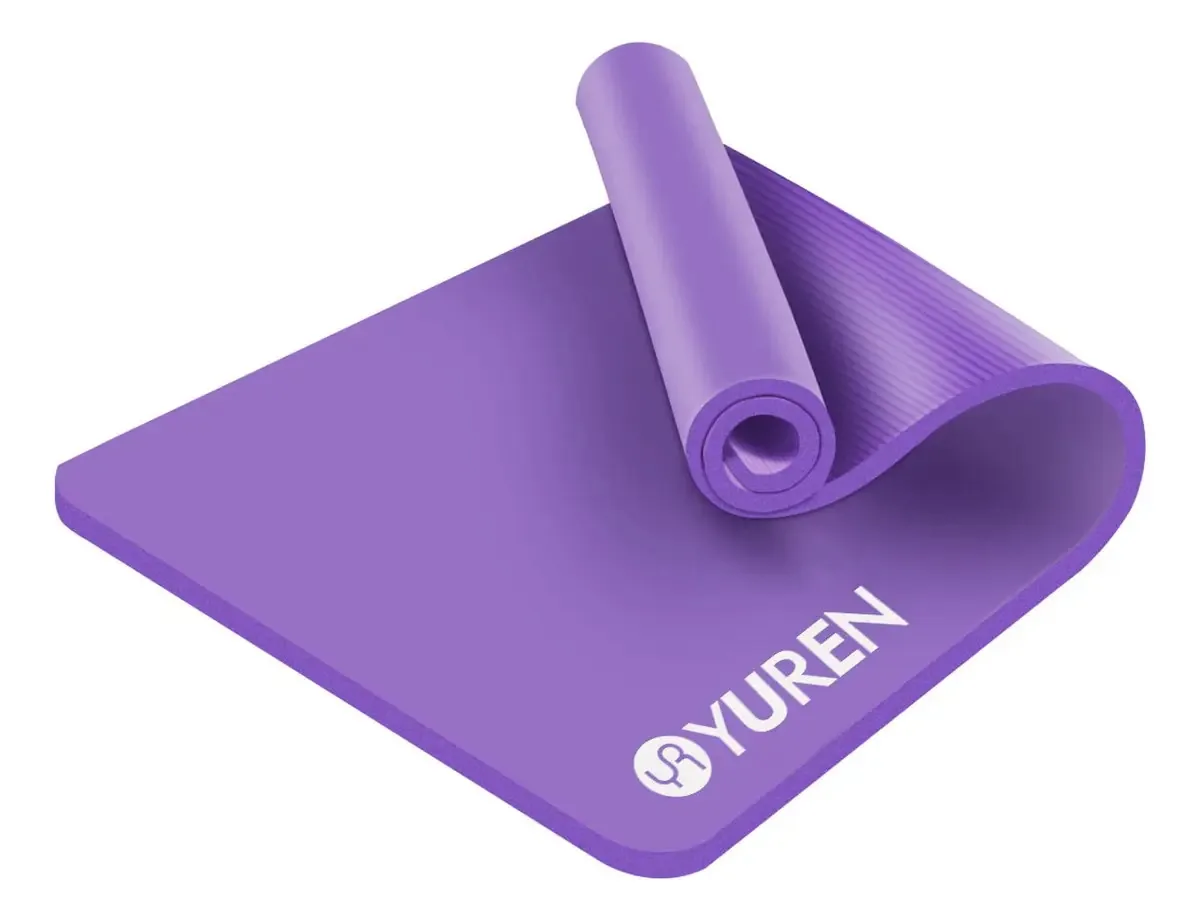 Tapete de ioga grosso e largo Rytmat - roxo