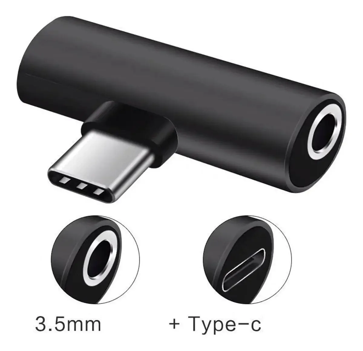 Dongle USB C para áudio auxiliar Adaptador de fone de ouvido USB C para 3,5 mm e adaptador USB C para 3,5 mm