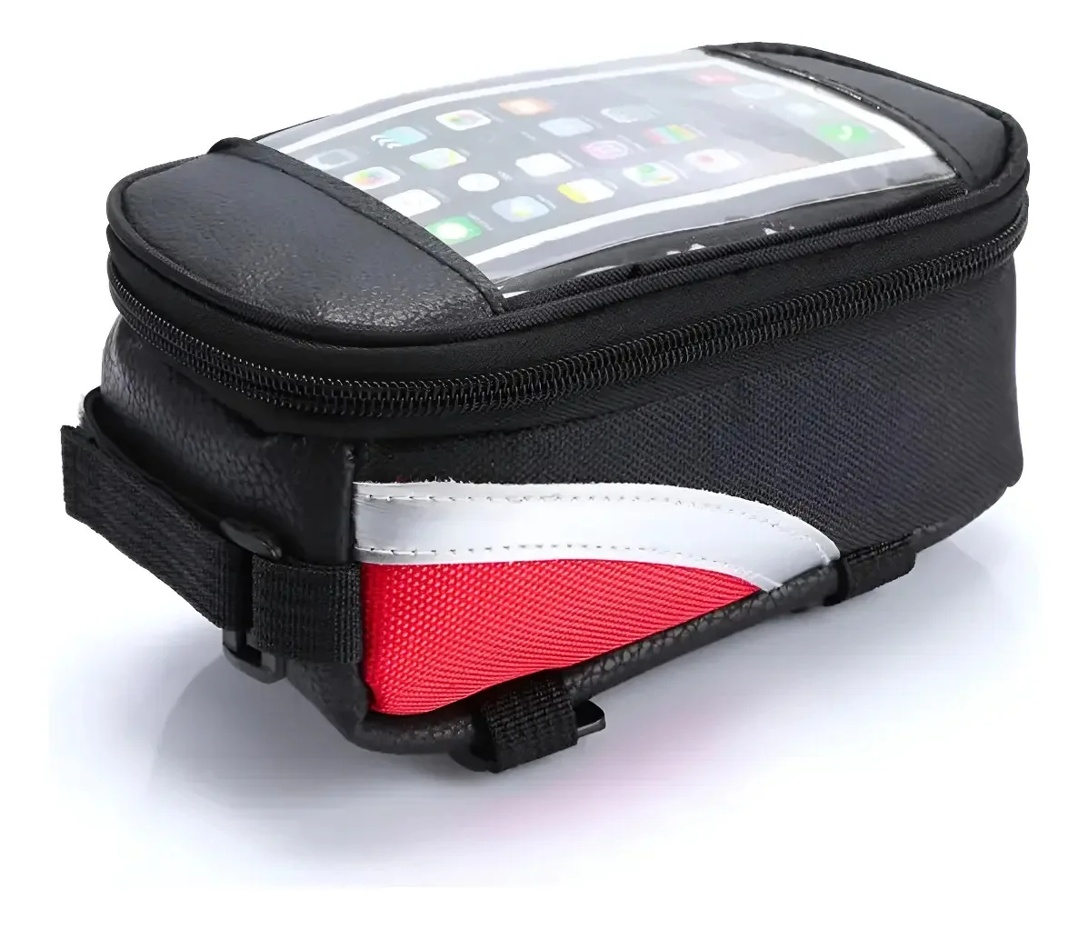 Bolsa protetora de celular azul para bicicleta