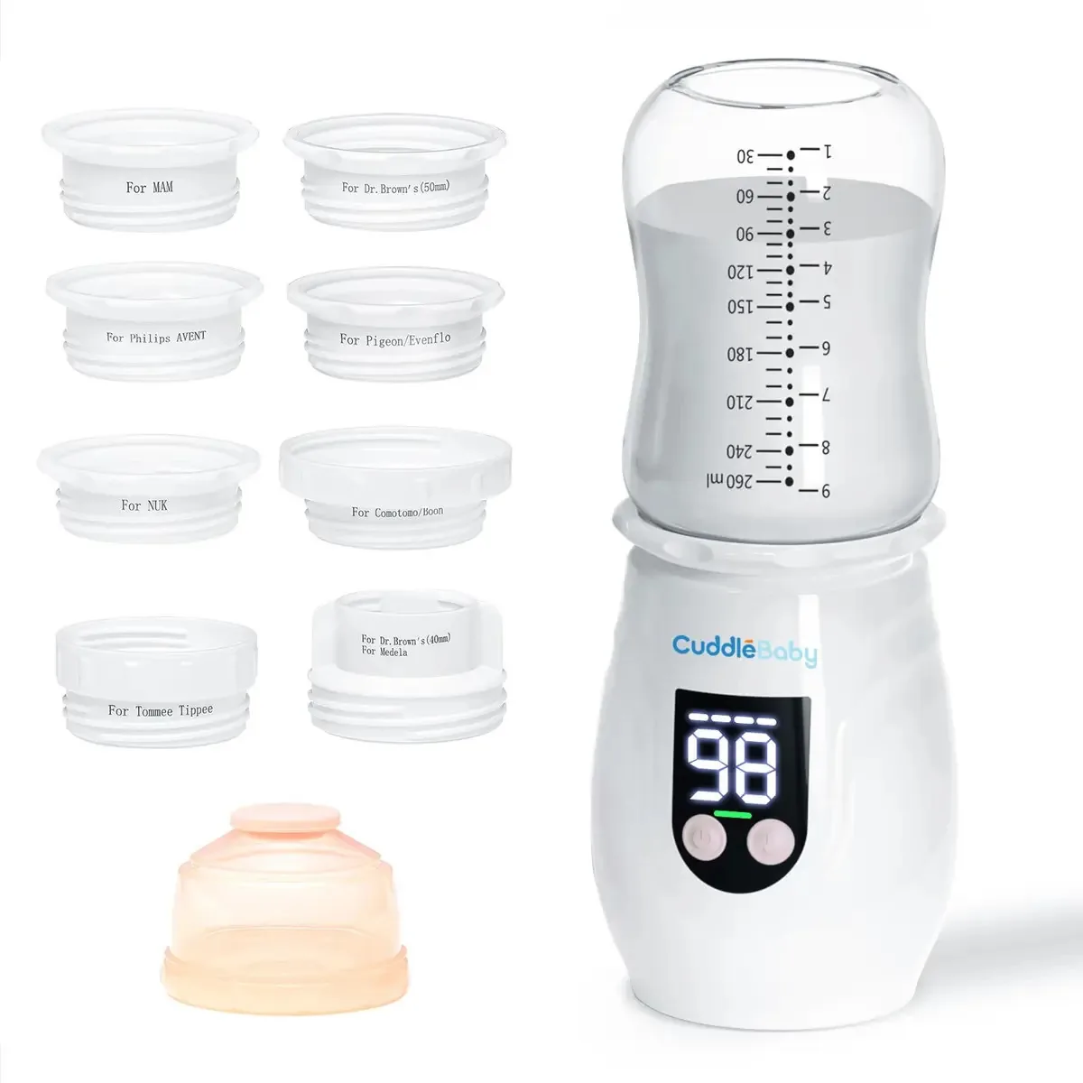 Aquecedor de mamadeiras Cuddleebaby, aquecedores rápidos para