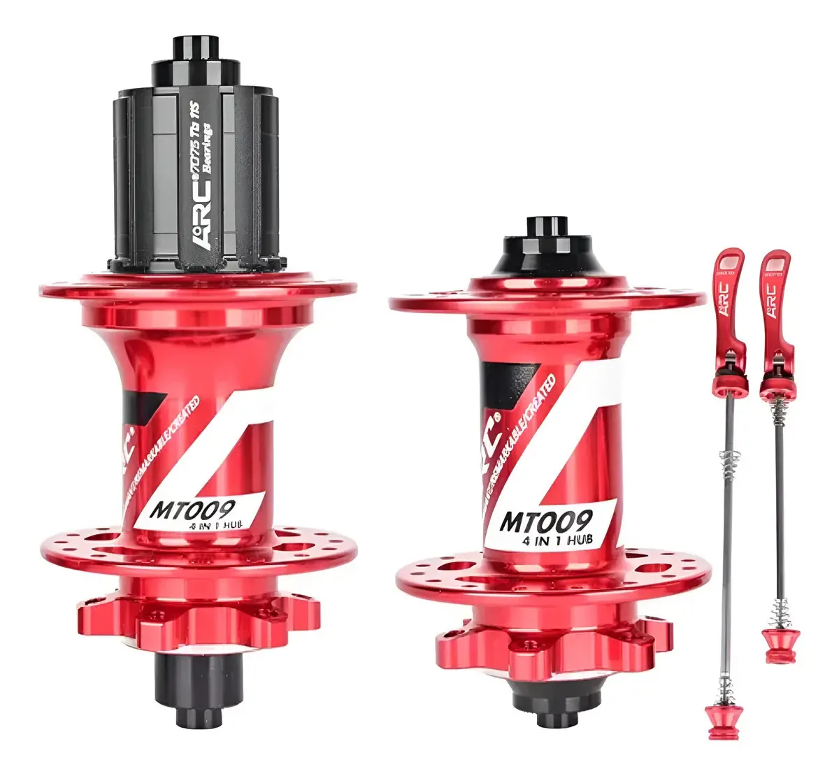 Suportes para bicicletas vermelhos Arc Mt009 Hg Qr 32h