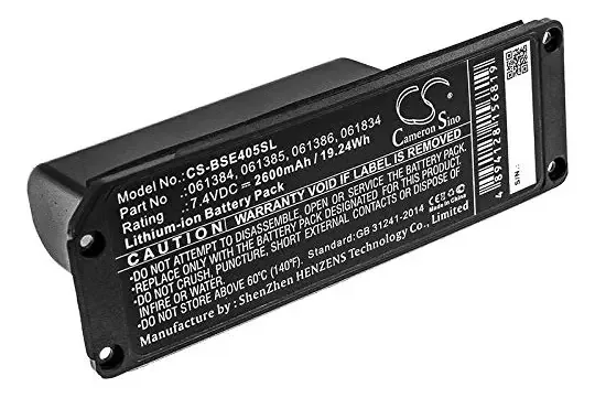 Bateria para reprodutores multimídia portáteis digitais Cameron Sino CS-BSE405SL