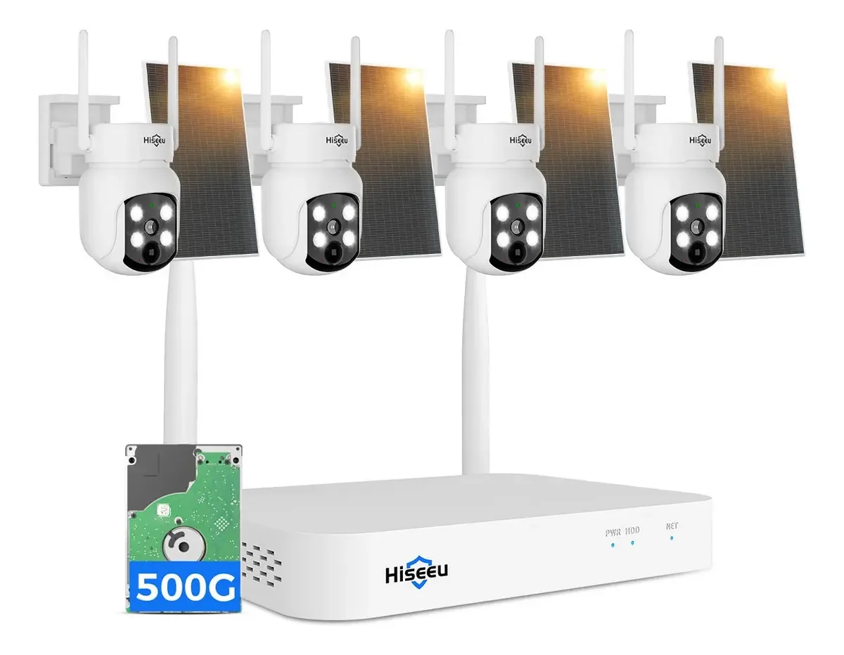 Kit de câmera de segurança única Hiseeu