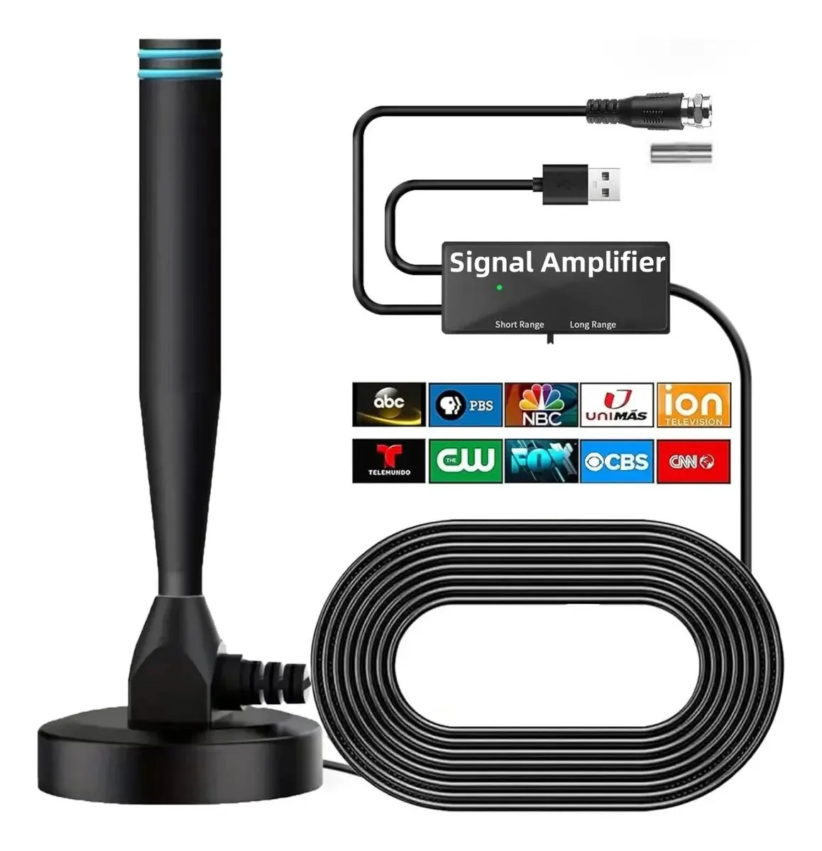 Antena de TV Digital BAKEWAY para Uso Interno