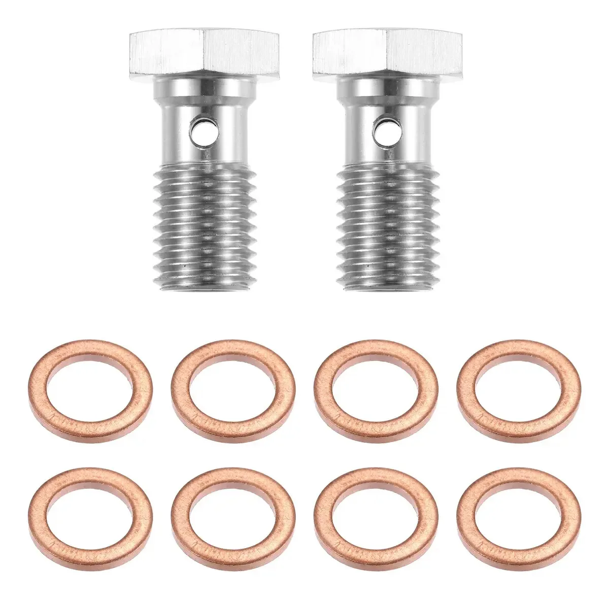 2 Peças Parafuso Banjo Aço Inoxidável M10 Linha Frenoturb