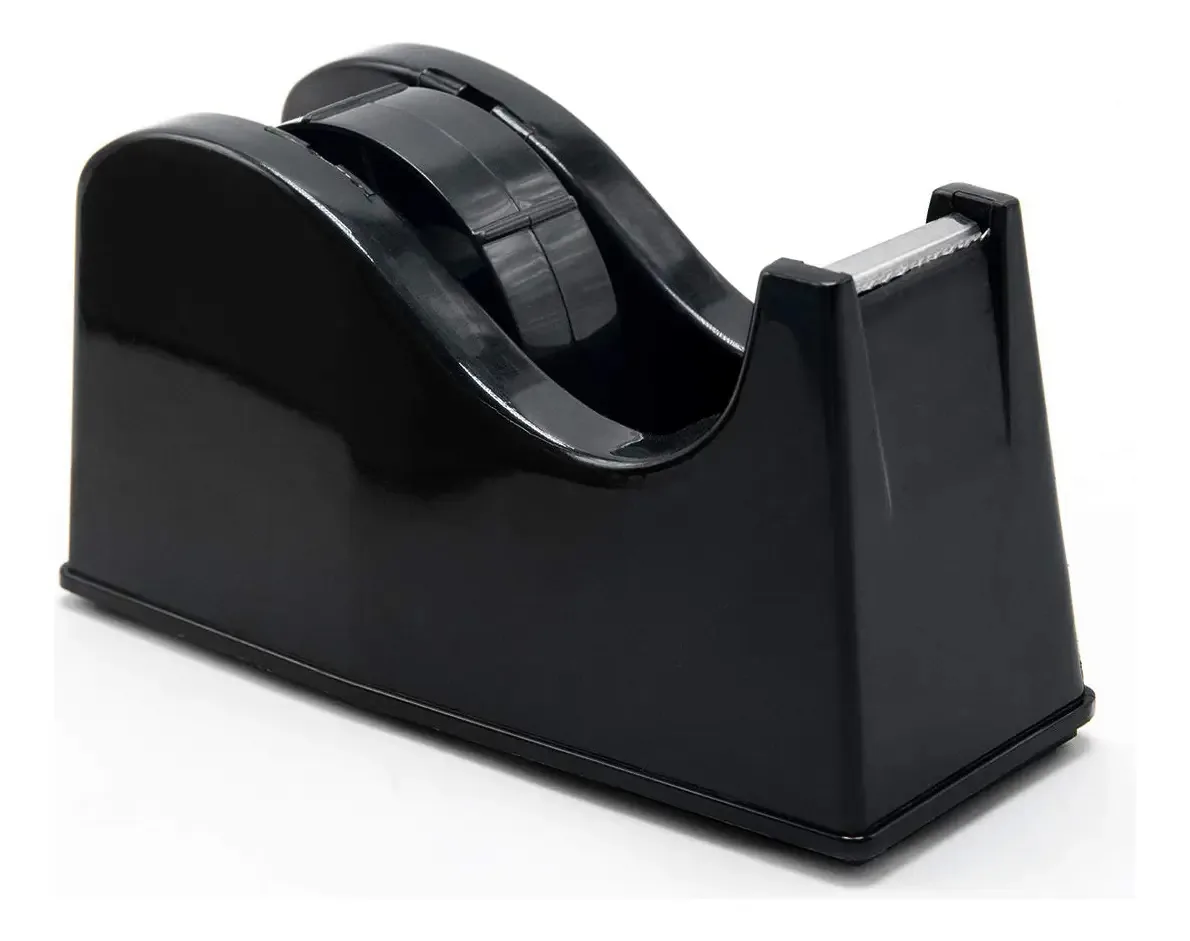 Dispensador de fita adesiva para mesa, The S Core, preto
