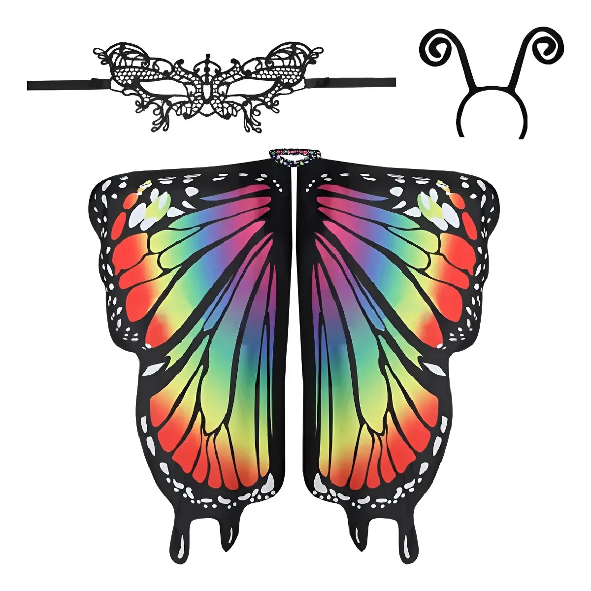 Trajes De Borboleta Para Adultos Com Asas De Borboleta Color Cor B
