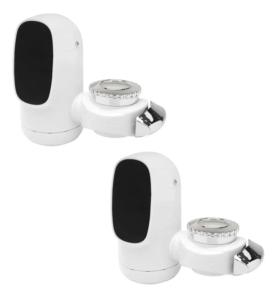 Conjunto de aquecedor elétrico de água X2 para torneiras brancas