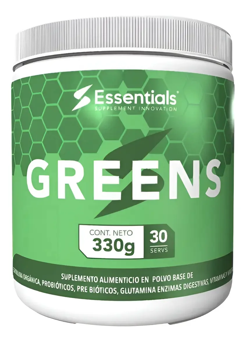 Essentials Greens 330 grs 30 serviços Sabor sem sabor