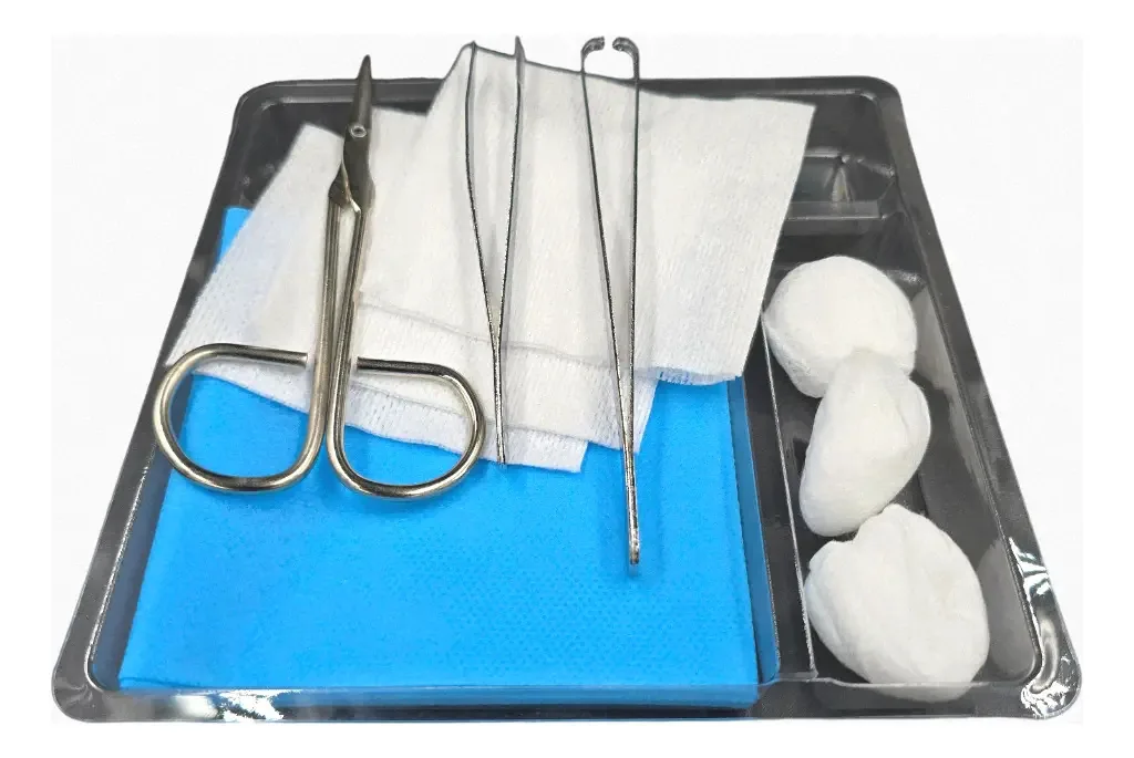 Kit de cura estéril descartável X 13 unidades