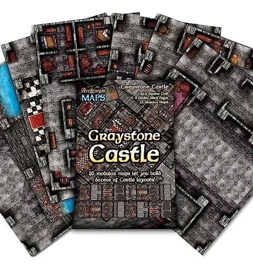 Mapas De Batalha Arcknight Castelo Graystone 16 Modulares