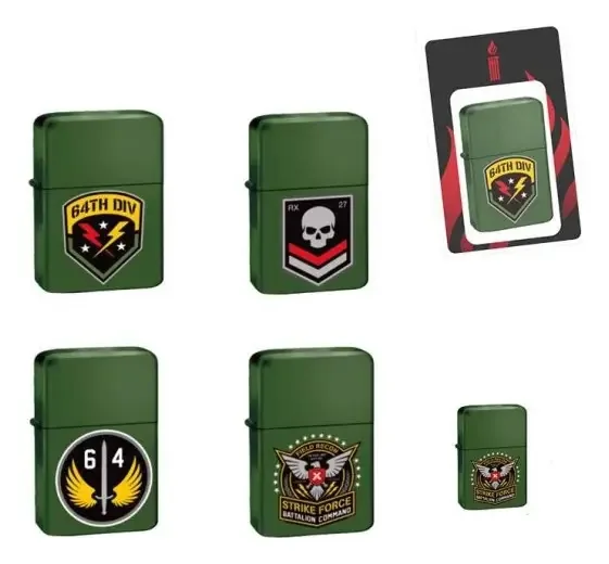 Isqueiro Retrô Militar Estilo Zippo +