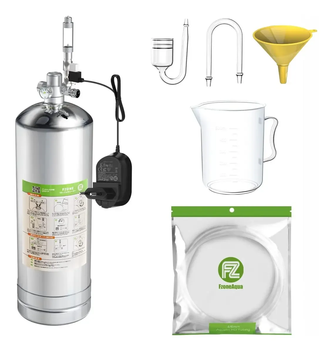 Sistema Gerador De Co2 Para Aquário Kit De Reator