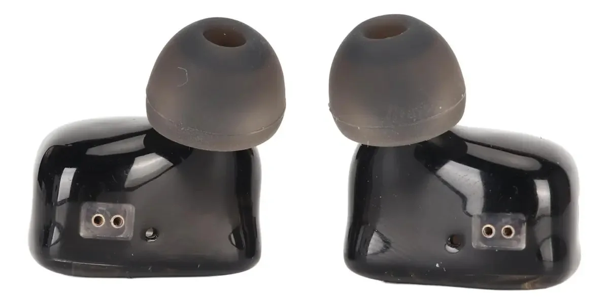 Fones De Ouvido Com Drivers Dinâmicos Duplos, Interface De 2 Pinos De 0,78 Mm Com Ajuste Manual, Drivers De 10 E 6 Mm Com Resposta IEM De Alta Frequência, Fones De Ouvido Com Drivers Duplos