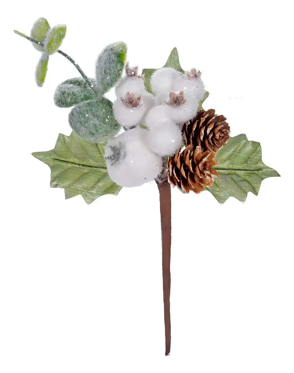 Palheta de Natal Mylin White 20cm