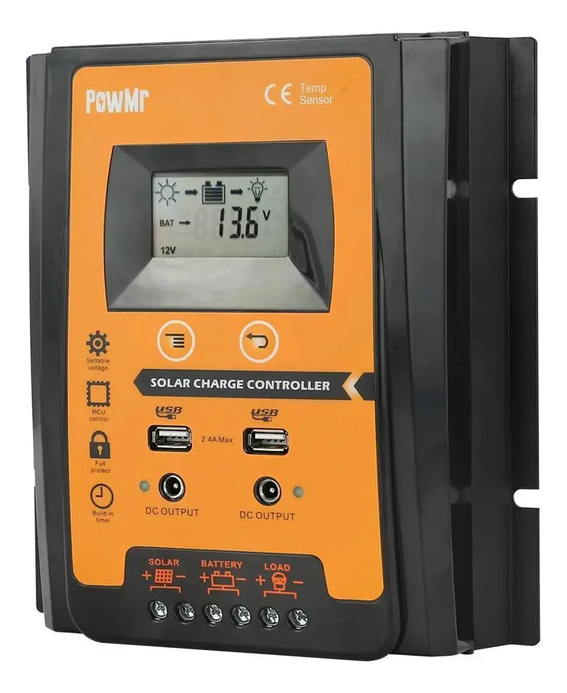 Controlador Energia Painel Solar Pwm 70a Powmr Energia Limpa