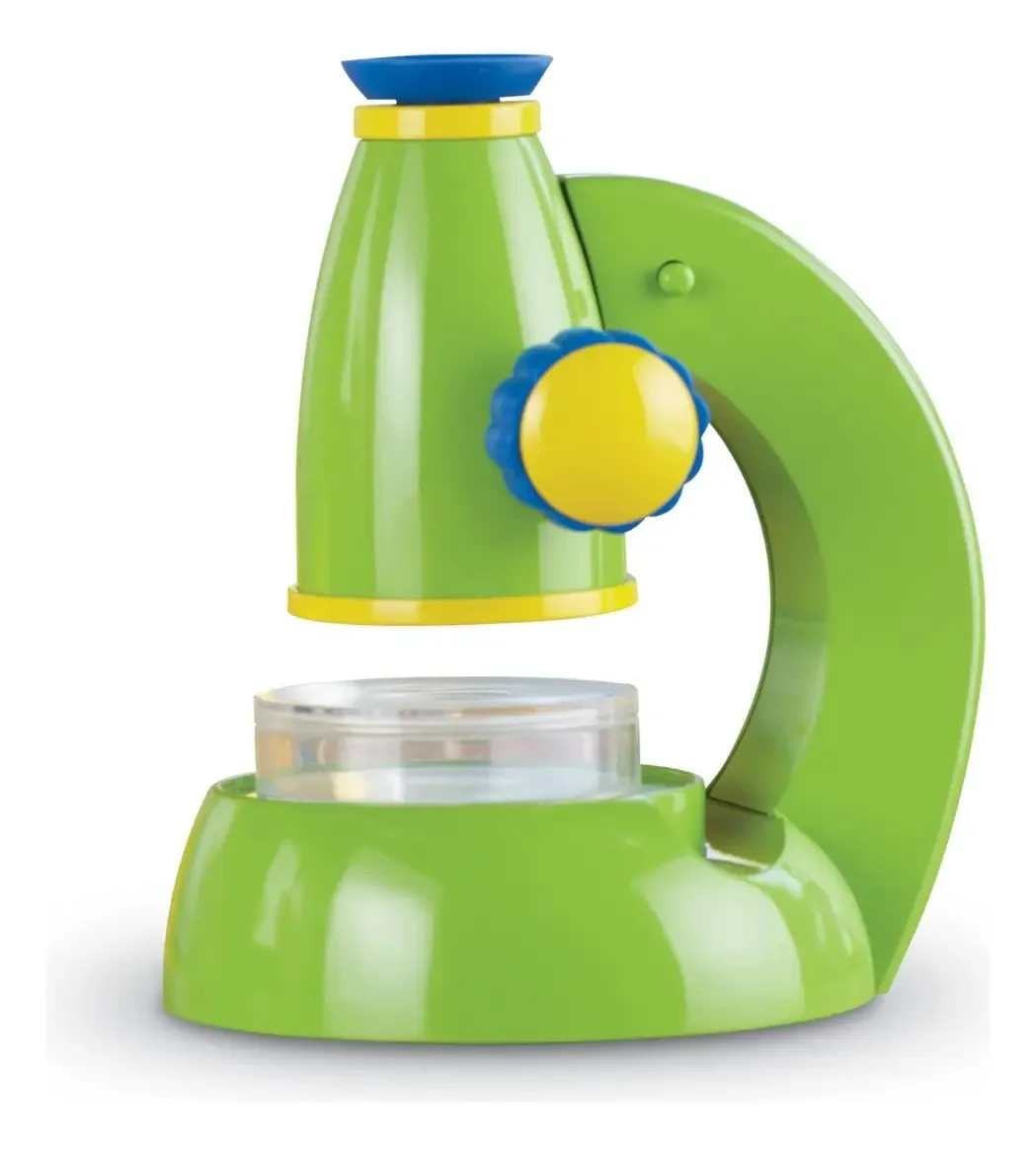 20x Microscópio Científico Infantil para Crianças, Cor Verde