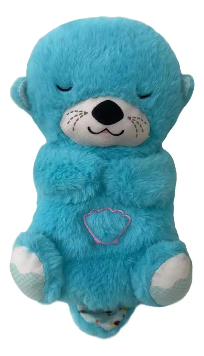 Pelúcia genérica de lontra, capivara para dormir, lontra de pelúcia, coala relaxante, brinquedos de pelúcia respiratórios,
