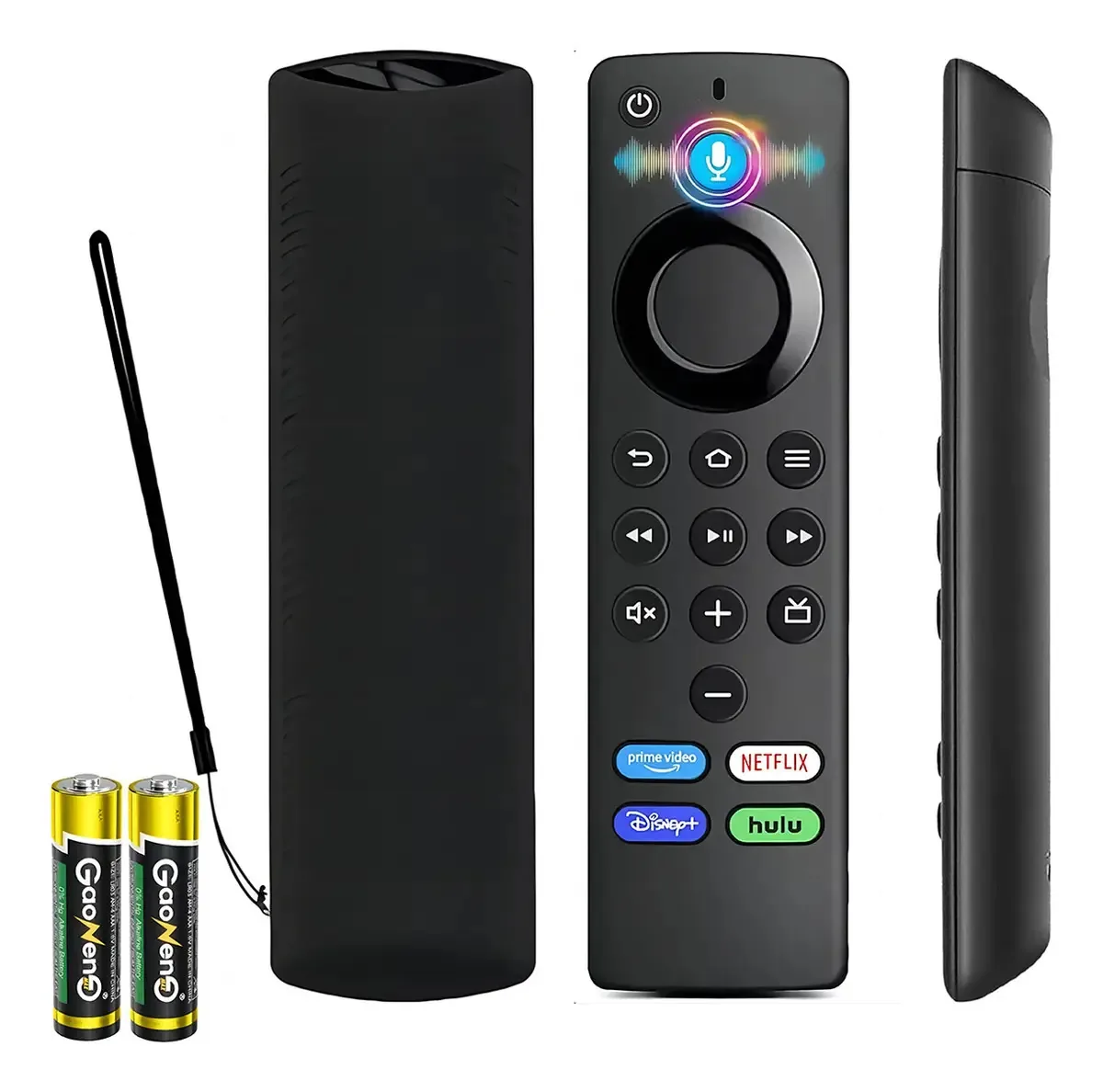 Comando de voz e bateria do controle remoto Amazon Fire TV Stick 4k