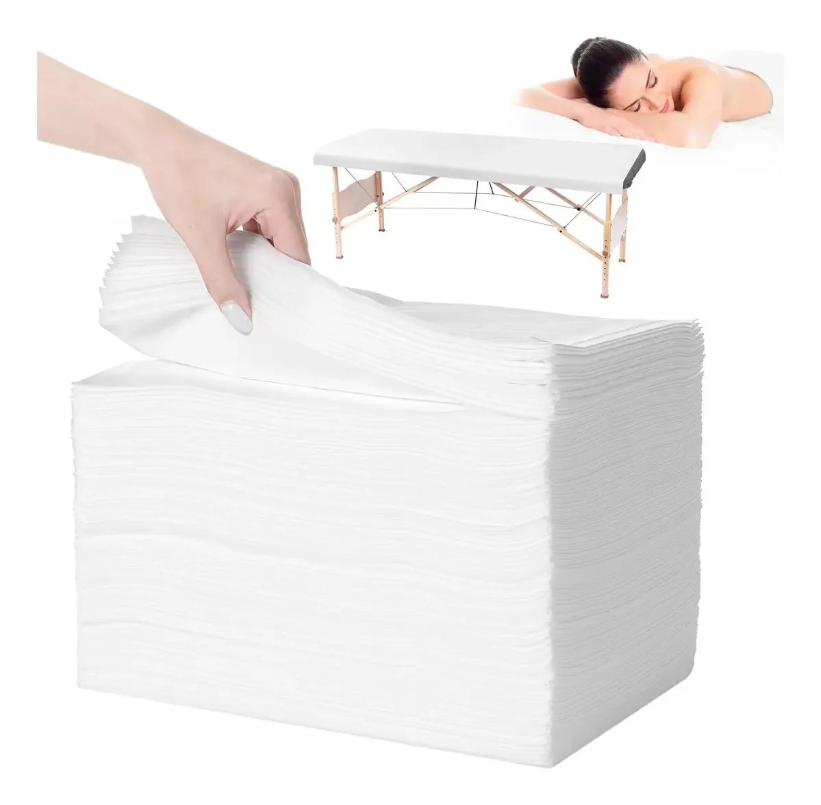 100 Sabanas Desechables Para Mesa De Masaje, Fundas Desechab