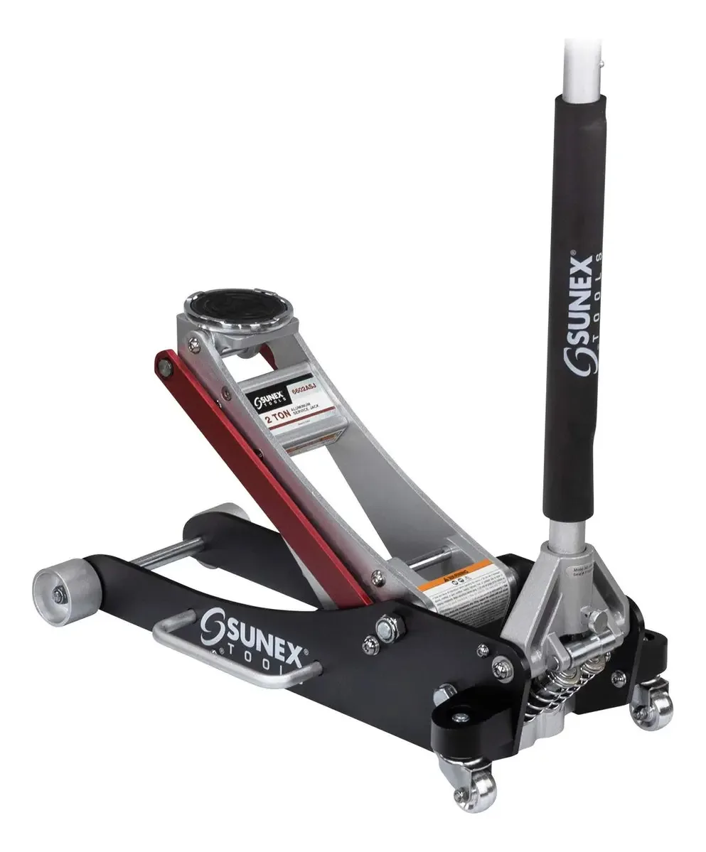 Sunex Tools 6602asj- Macaco Hidráulico de Alumínio com Sistema de Elevação Rápida, Capacidade de 2 Toneladas