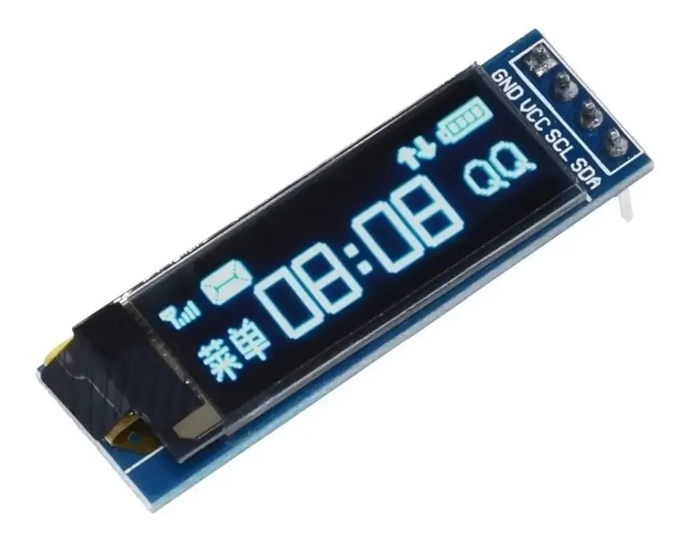 Ecrã OLED Arduino Pic I2C 128x32 0,91