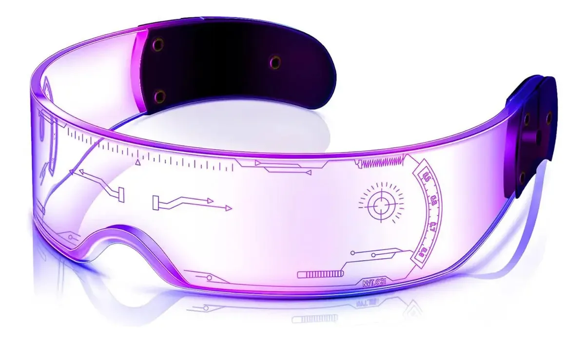 Lentes LED com luz para festa
