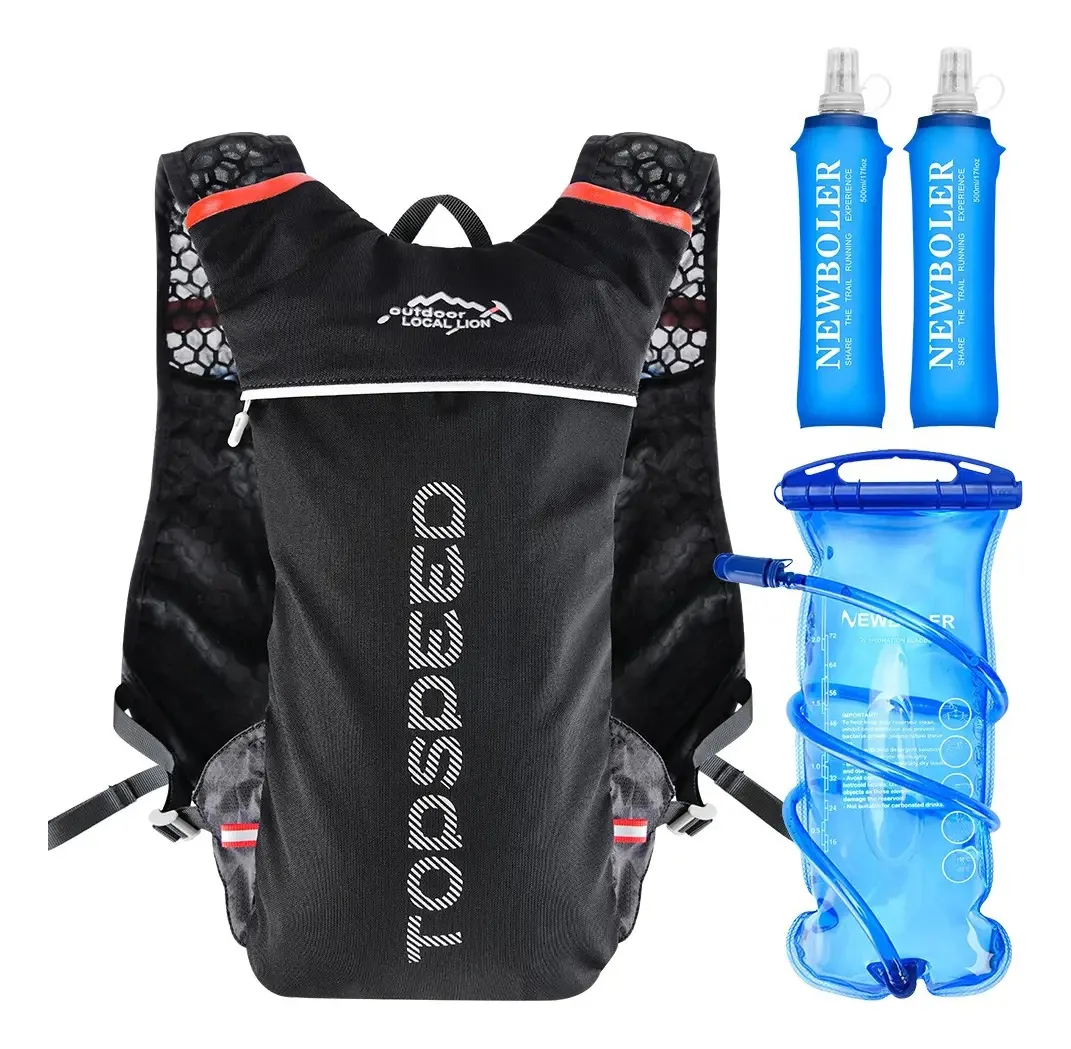 Mochila de hidratação com bolsa de água TPU de 2 litros