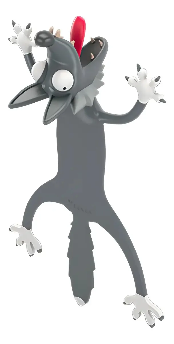 Marcadores estereoscópicos 3D de animais Fun Wolf Color Stationery