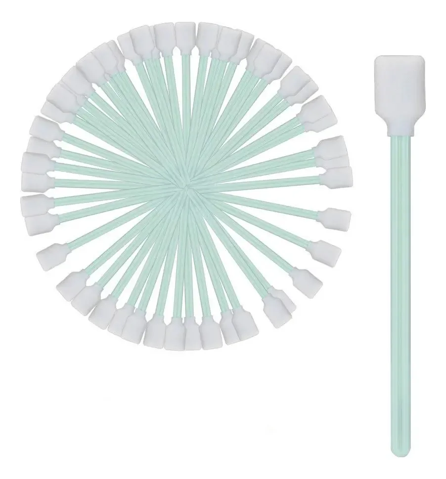 Cotonetes de Limpeza de Espuma Antiestática, Hastes de Limpeza com Ponta de Espuma para Sala Limpa Multifuncional, para Câmera, Lente Óptica, Artes e Ofícios, Pintura, Arma, Impressora, Disco