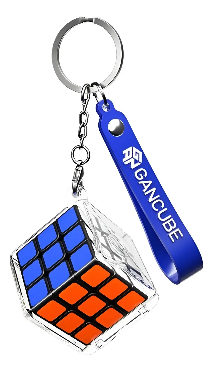 Cubo Mágico 3x3 Gan328 Mini 28mm Keychain Black