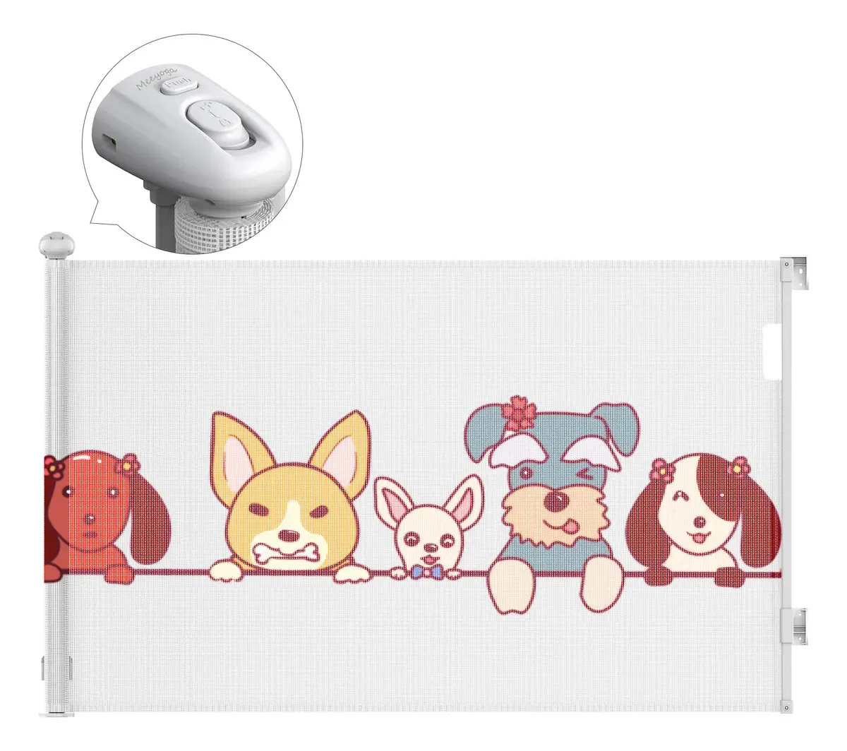 Escadas de segurança para bebês, suporte para bebês branco de 180* 86 cm