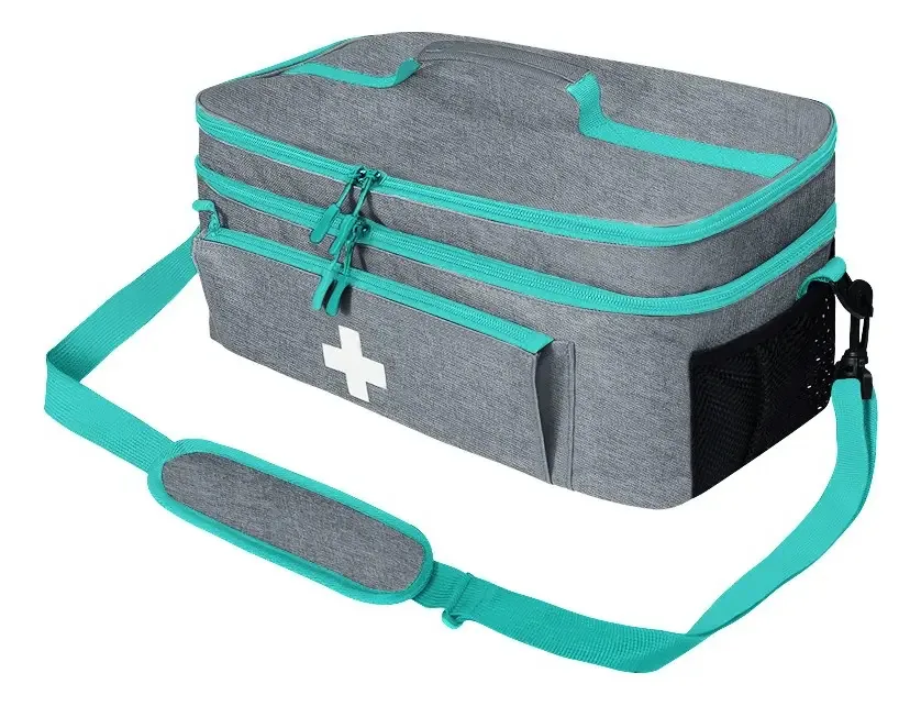 Mochila com kit de primeiros socorros médico portátil paramédico