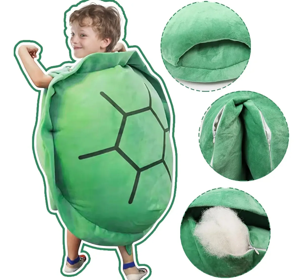 Almofada Turtle Shell Almofada de pulso Lazy 80cm