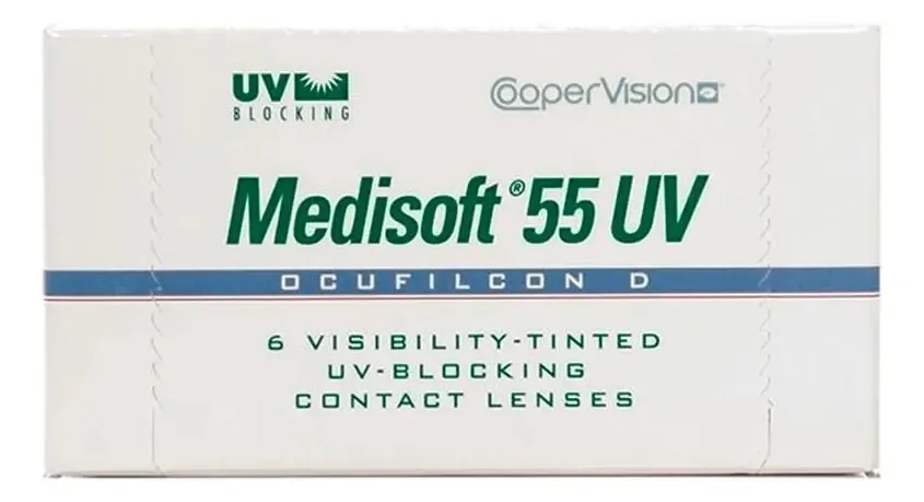 Lentes De Contato Medisoft 55 Uv Grau Esférico +4.75 Hipermetropia