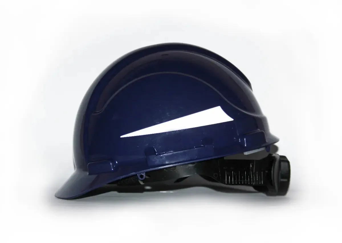 Capacete de segurança Matraca Cachucha com reflexivo Infra Pro Color azul marinho