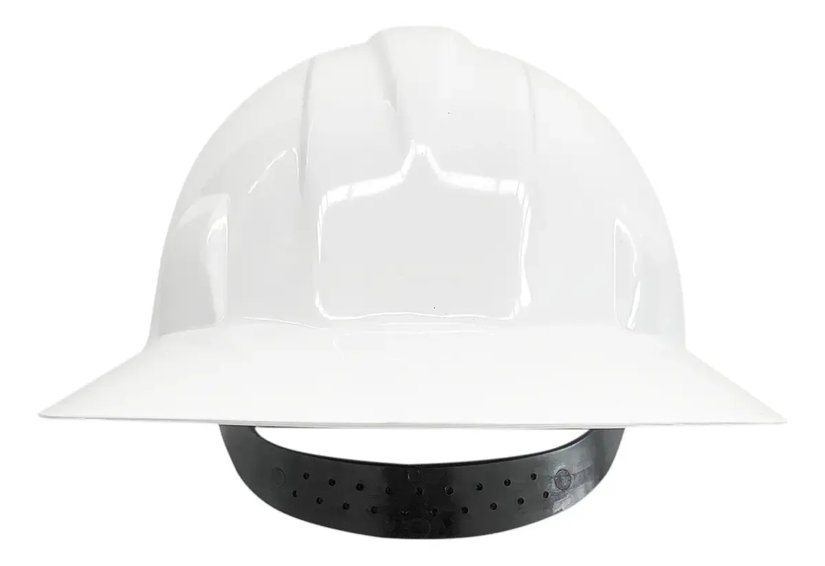 Capacete de segurança Infra Wide Wing com ajuste de intervalos branco